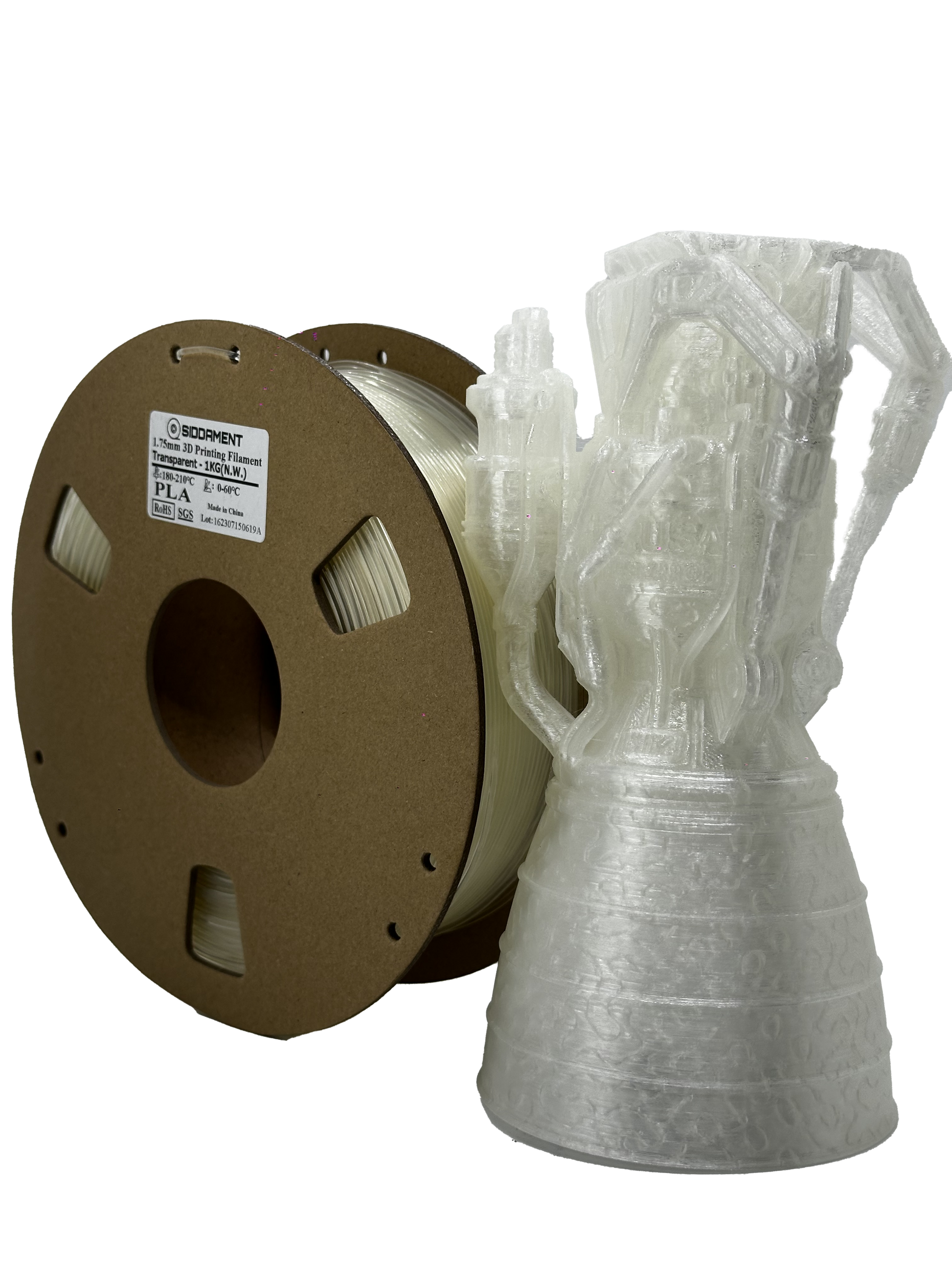 Transparent PLA Filament - 1.75 mm (1KG)