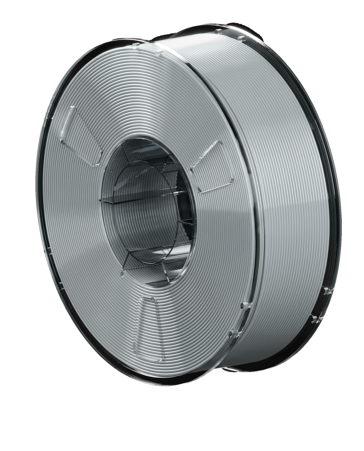 White PLA - spool render, matched to Nix #d8dfe0 [shot de79df4f]